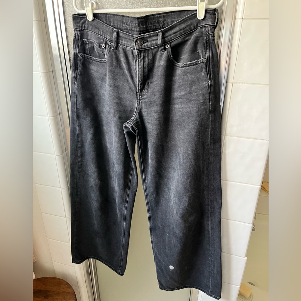 American Eagle low rise wide leg pant